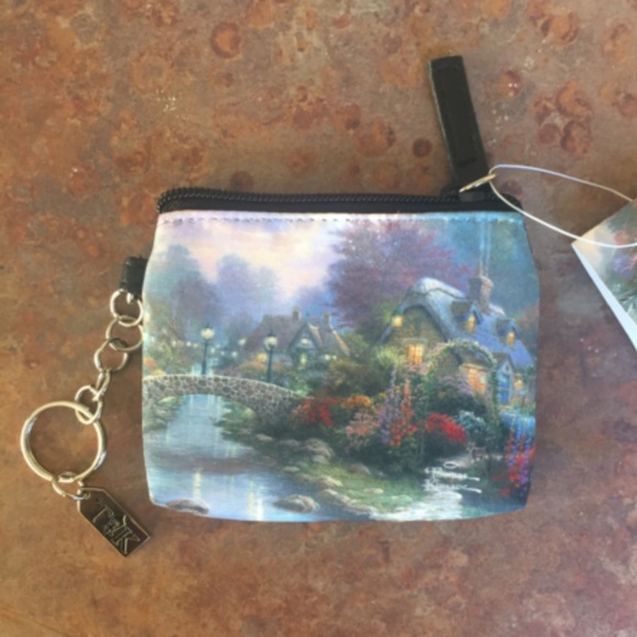 Thomas Kinkade Handbags - Thomas Kinkade Coin Purse Lamplight